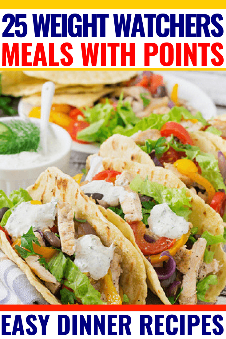 If you’re looking for easy weight watchers meals for dinner with points, then look no further! This collection of 25 weight watchers meals for dinner is just what you need to jumpstart your diet! Whether you prefer one-pan or crockpot, chicken or beef, this list has you covered! All of these weight watchers recipes are fabulous, but my favorite is #4! #weightwatchers #ww #smartpoints #weightlossrecipes #crockpot #crockpotrecipes