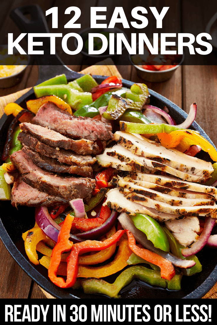 Easy low carb chicken, fish, shrimp or keto friendly beef, pork, steak or hamburger! Awesome keto diet recipes ready to eat in 30 minutes or less! #keto #ketorecipes #ketodiet #ketogenic #ketogenicdiet #lowcarb #weightlossrecipes #LCHF