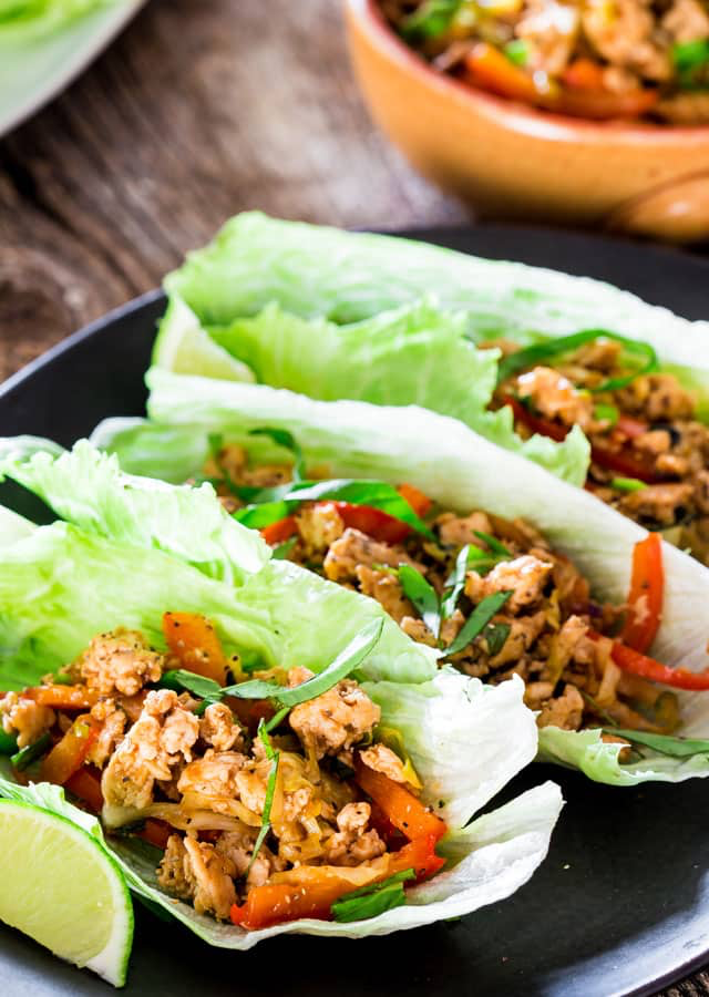 Thai Chicken Lettuce Wraps Jo Cooks
