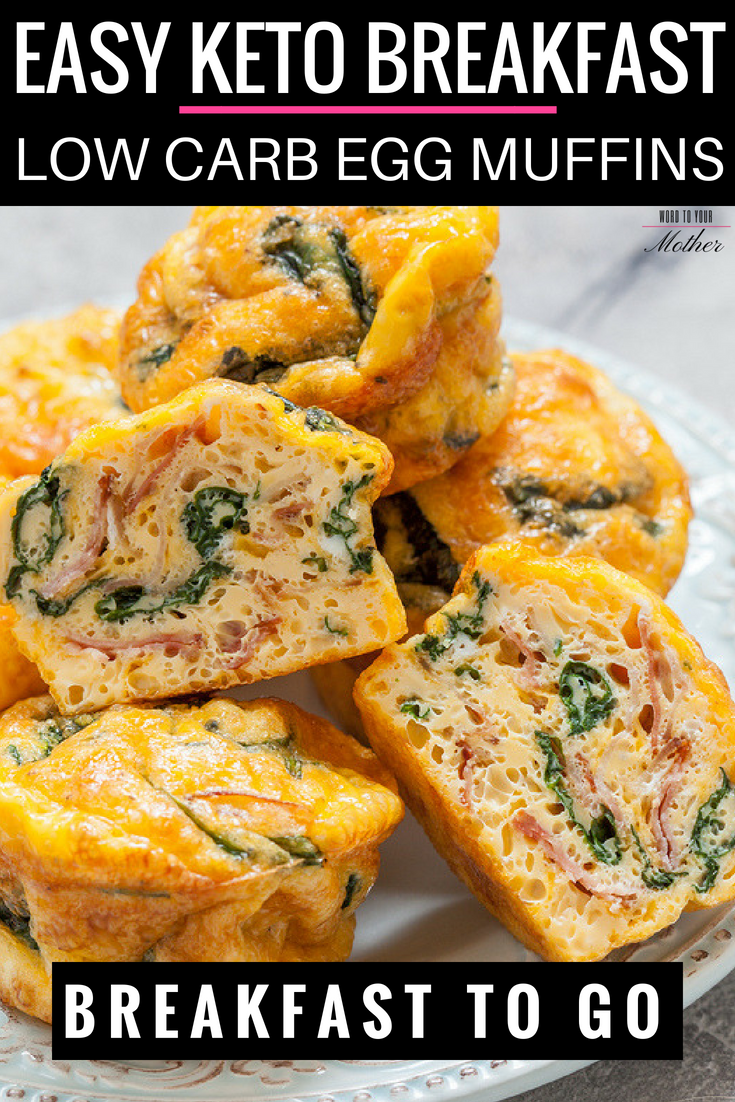 Easy Egg Keto Breakfast Muffins! Low Carb Breakfast On The Go
