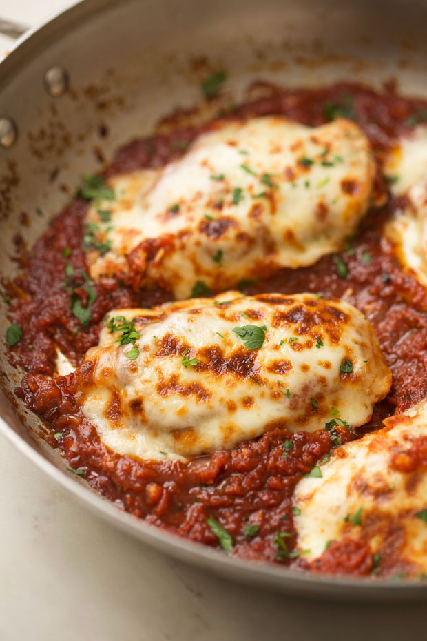 Keto Dinner Recipe 30 Minute Mozzarella Chicken Little Spice Jar