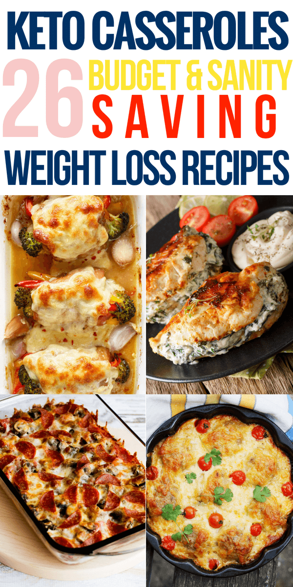 Looking for keto casserole recipes? These low carb keto diet recipes for weight loss are perfect for meal prep and make great easy dinner, lunch, and breakfast! Whether you’re searching for keto casseroles with chicken, beef, or vegetarian options this collection has an easy keto recipe you’ll love! #ketorecipes #keto #ketogenic #ketogenicdiet #weightlossrecipes #lowcarb #lchf