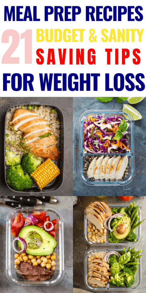 Meal Prep for the Week! Meal Prep Tips You Need to Know + 21 Meal Prep Recipes for Weight Loss