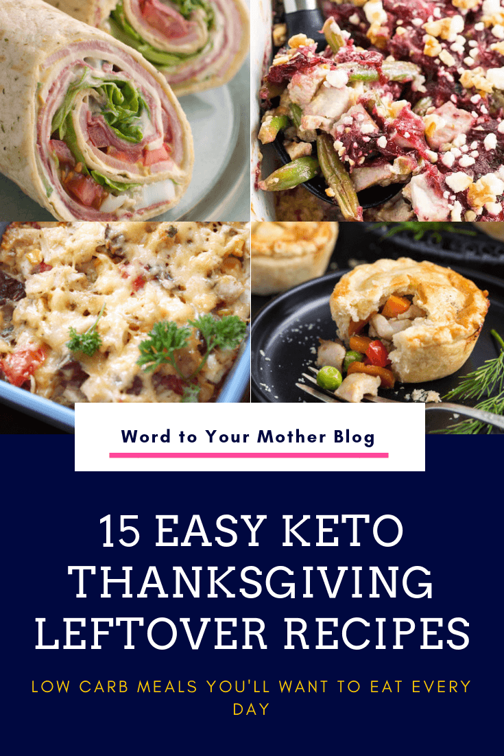 16 Easy Keto Thanksgiving Leftover Recipes | Don’t waste the turkey! These low carb, healthy leftover ideas are perfect for the keto diet! From breakfast to soups, wraps and comfort food casseroles these easy keto recipes will change the way you look at leftovers! #keto #ketorecipes #ketodiet #lowcarb #lowcarbdiet #weightlossrecipes